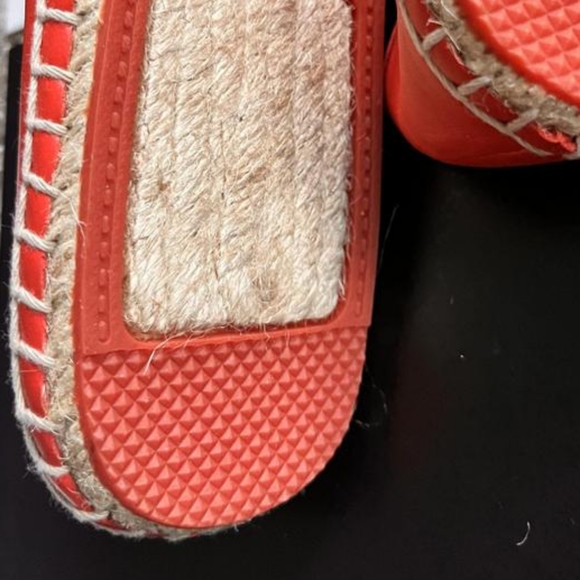 COACH Rhodelle Slip-On Flat Straw Jute Espadrilles Flats EUC - Picture 8 of 11